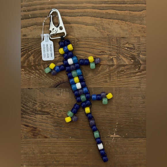 Free People Beaded Lizard Bag Charm - Picture 3 of 3